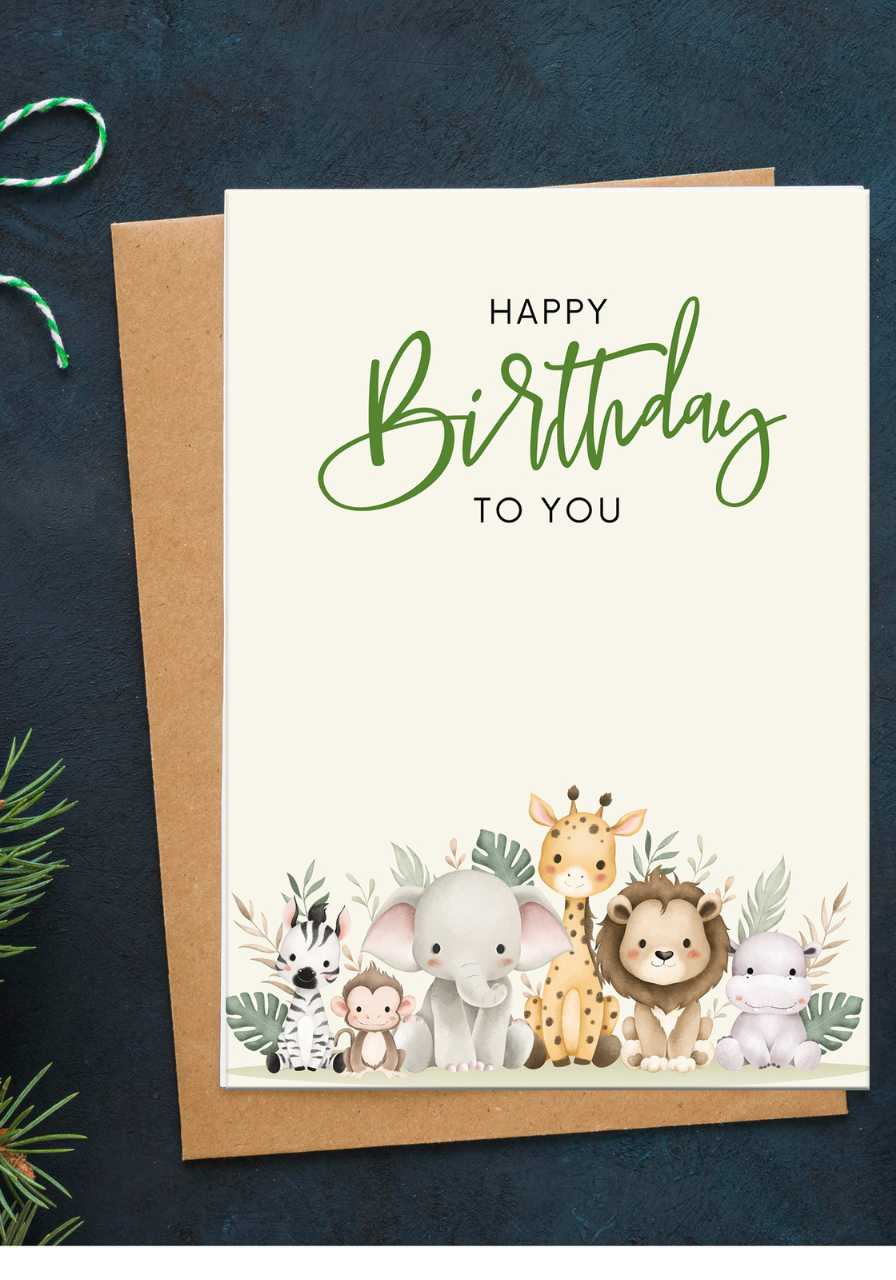 Go Wild with Birthday Wishes!