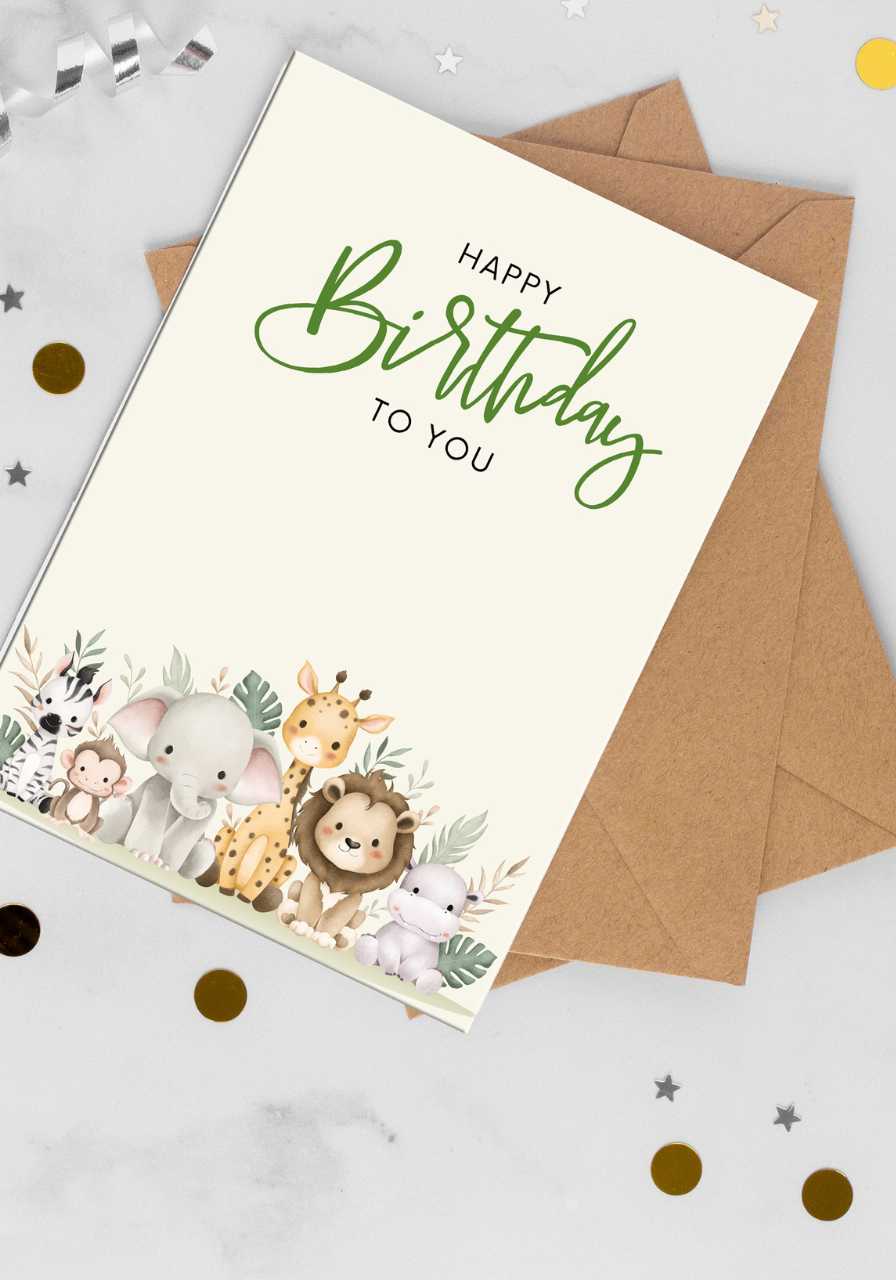 Go Wild with Birthday Wishes!