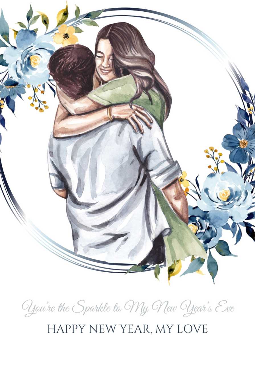 New Year's Romance Card