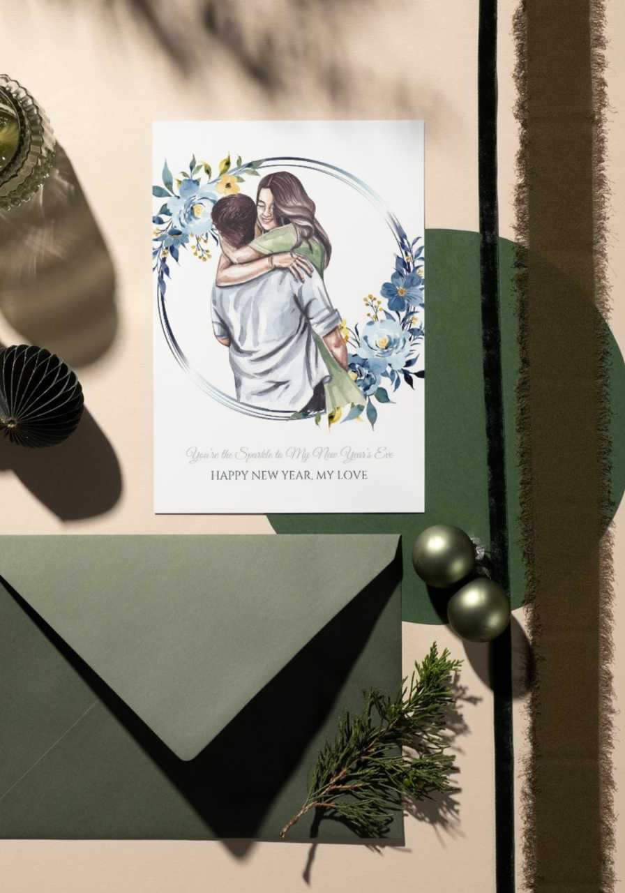 New Year's Romance Card